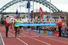 Homiyu Tesfaye beats Asbel Kiprop to win the One Mile, Great North CityGames. Photo: David T. Hewitson/Sports for All Pics